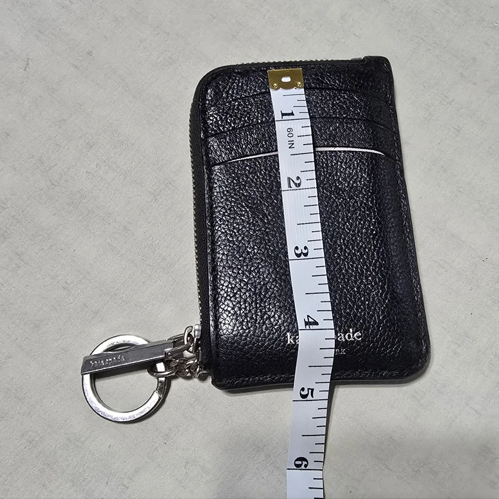 Kate Spade Black Leather Card Holder